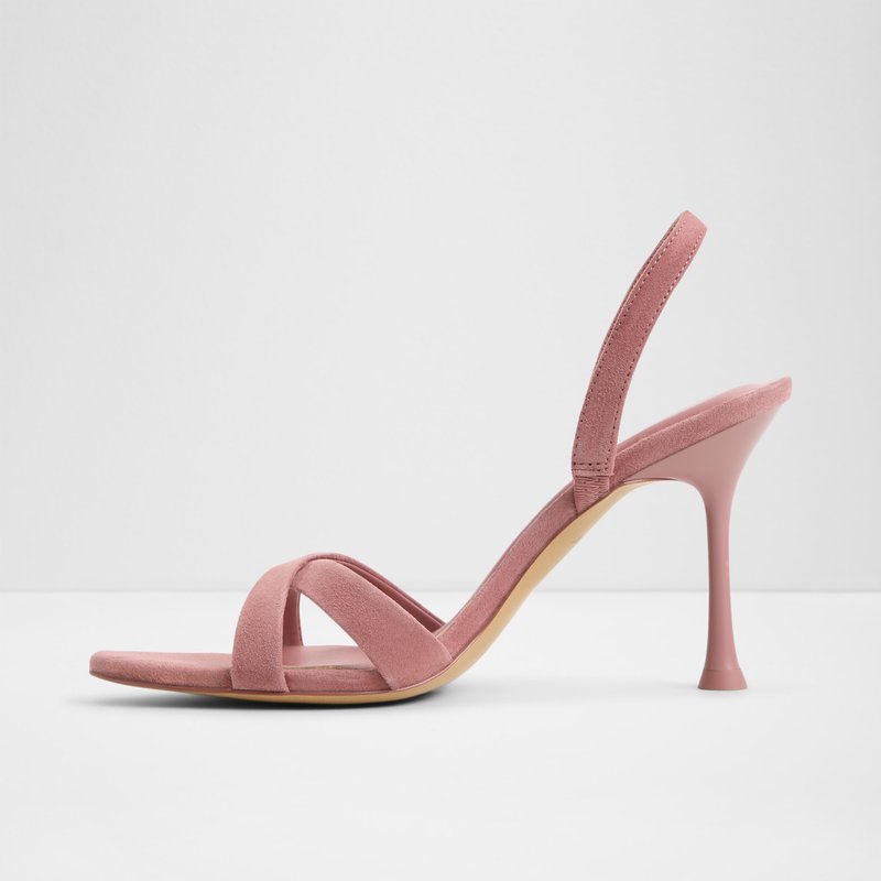 Aldo sandale na srednje visoku petu ELERA LEA SUEDE - ružičasta 3