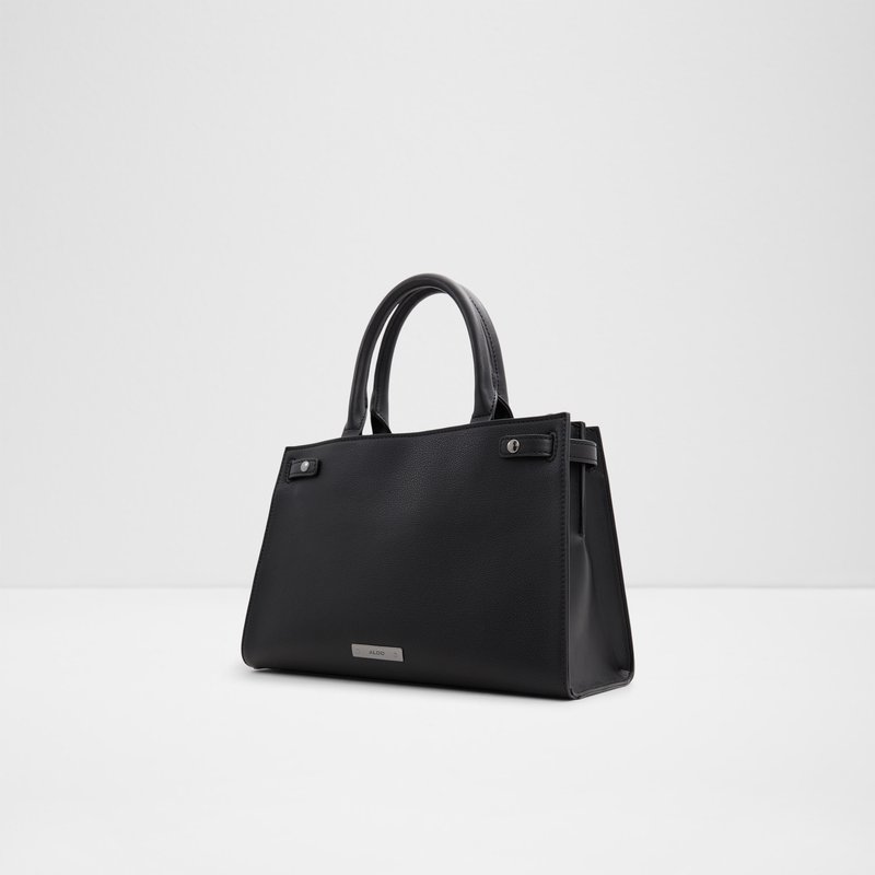 Aldo satchel torba za nošenje u ruci ili na ramenu ELIZABELLE SYN MIX MAT - crna 4