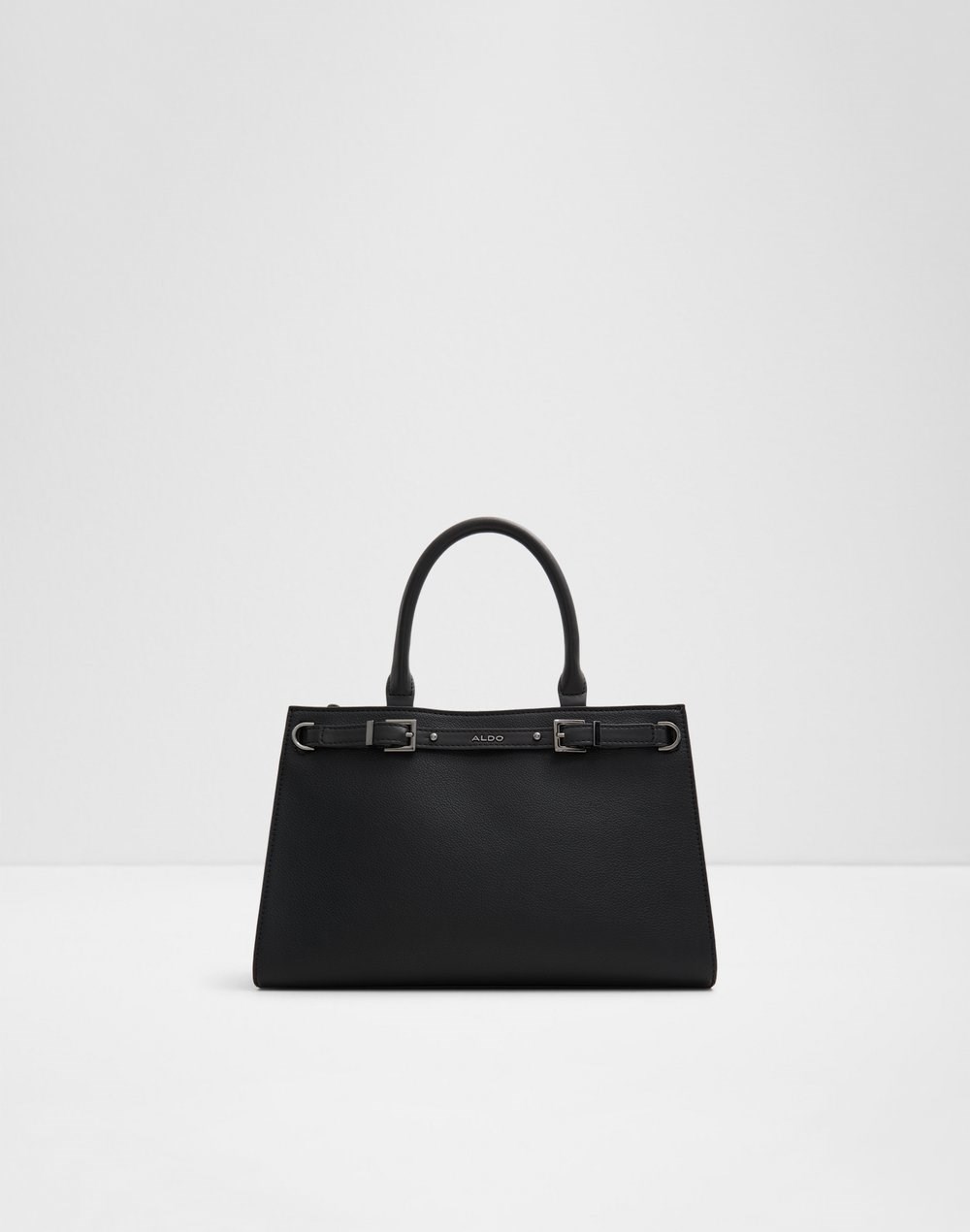 Aldo satchel torba za nošenje u ruci ili na ramenu ELIZABELLE SYN MIX MAT - crna