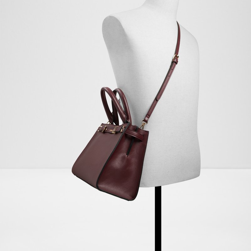 Aldo satchel torba za nošenje u ruci ili na ramenu ELIZABELLE SYN MIX MAT - crvena 3