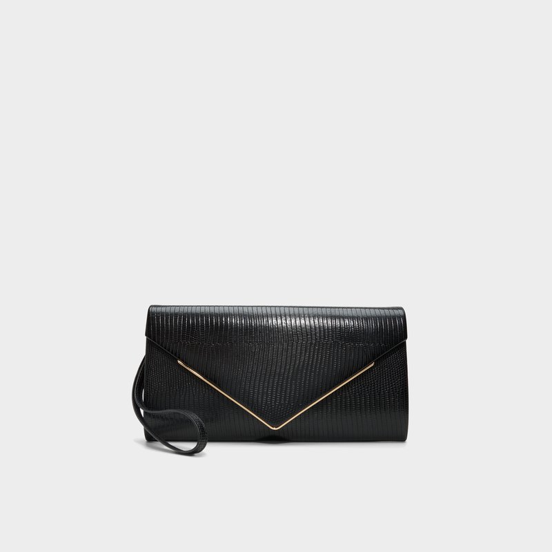 Aldo pismo torbica za nošenje u ruci ili na ramenu ELONA SYN MIX MAT - crna