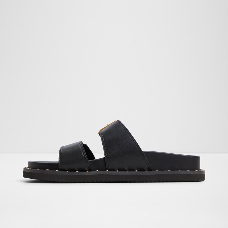 Aldo ravne natikače ELYNA LEA SMOOTH - crna 2