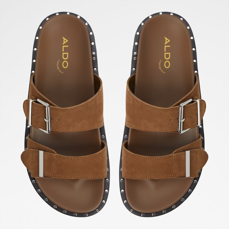 Aldo ravne natikače ELYNA LEA NUBUCK - smeđa 6