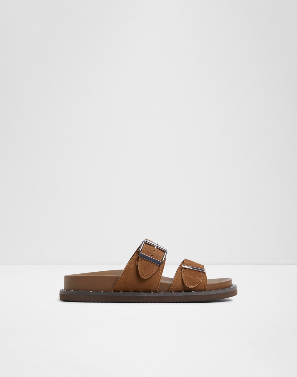 Aldo ravne natikače ELYNA LEA NUBUCK - smeđa