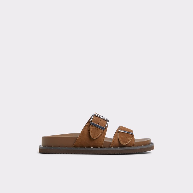 Aldo ravne natikače ELYNA LEA NUBUCK - smeđa 1
