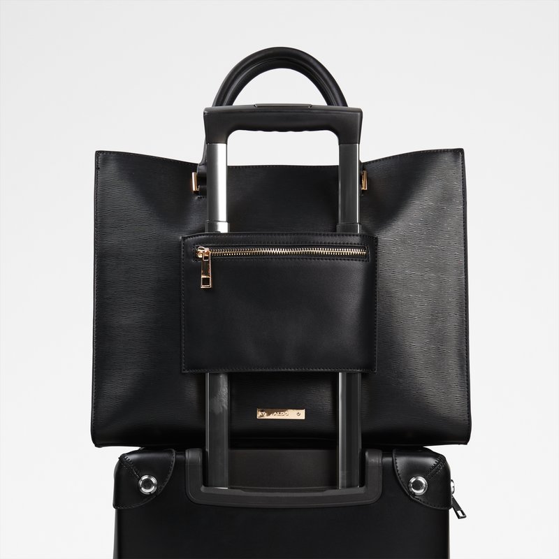 Aldo velika satchel torba EMYLIA SYN MIX MAT - crna 4