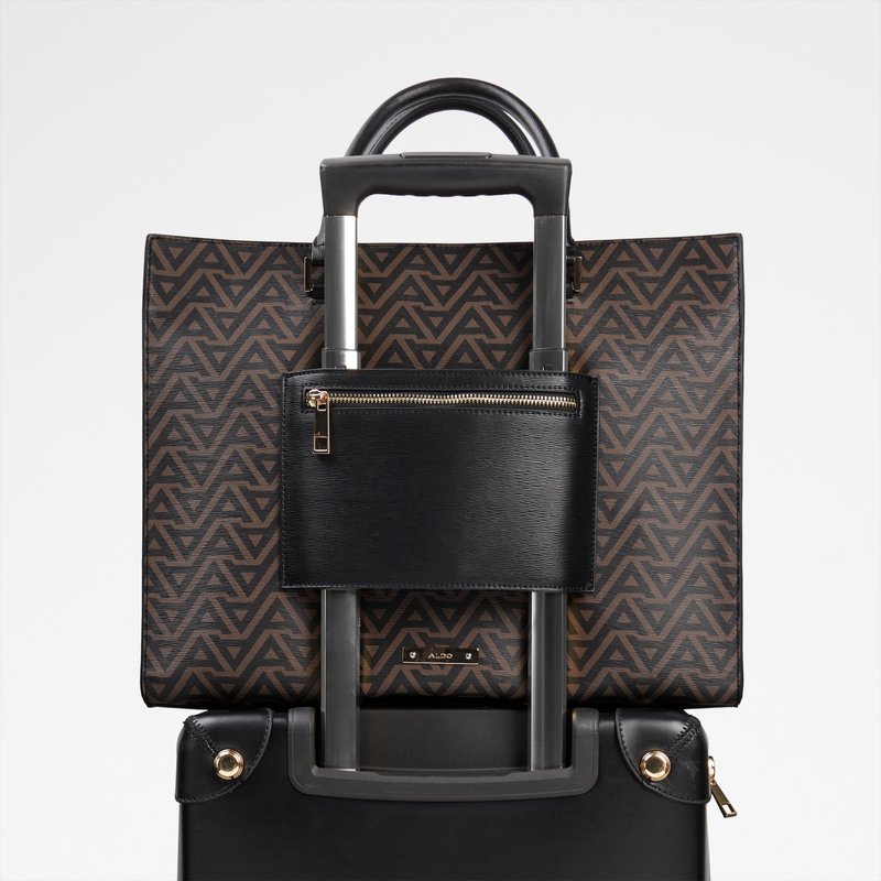 Aldo velika satchel torba EMYLIA SYN MIX MAT - smeđa 5