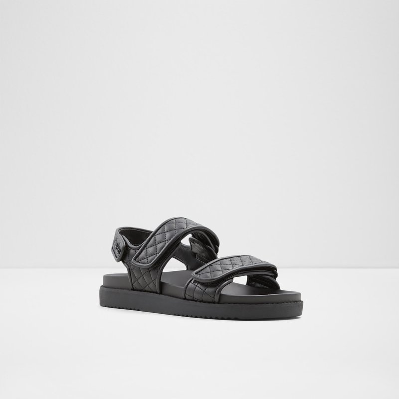 Aldo ravne sandale EOWILIWIA SYN QUILTED - crna 3