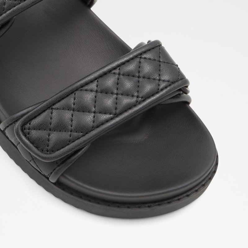 Aldo ravne sandale EOWILIWIA SYN QUILTED - crna 4