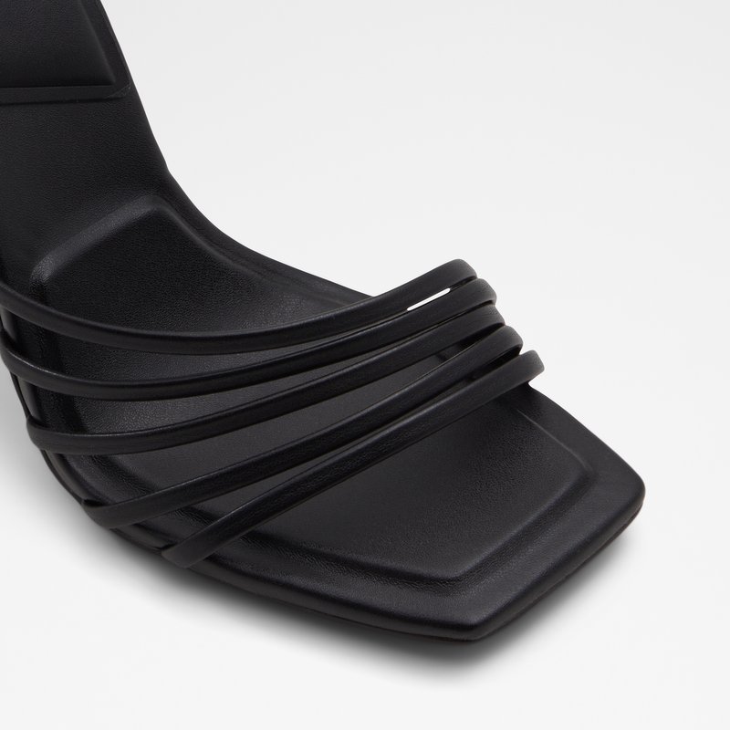 Aldo sandale na visku petu ESTELA SYN SMOOTH - crna 4