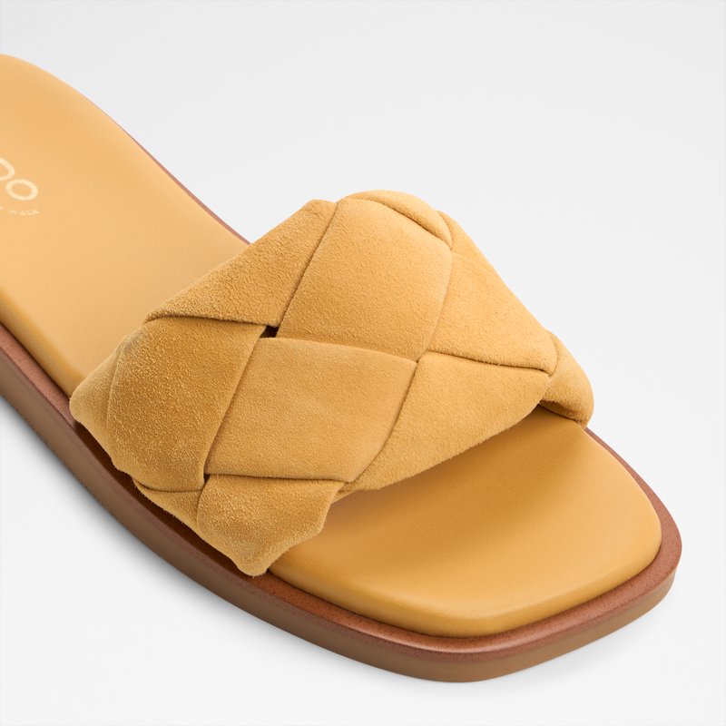 Aldo ravne natikače ESTERELLE LEA SUEDE - žuta 4