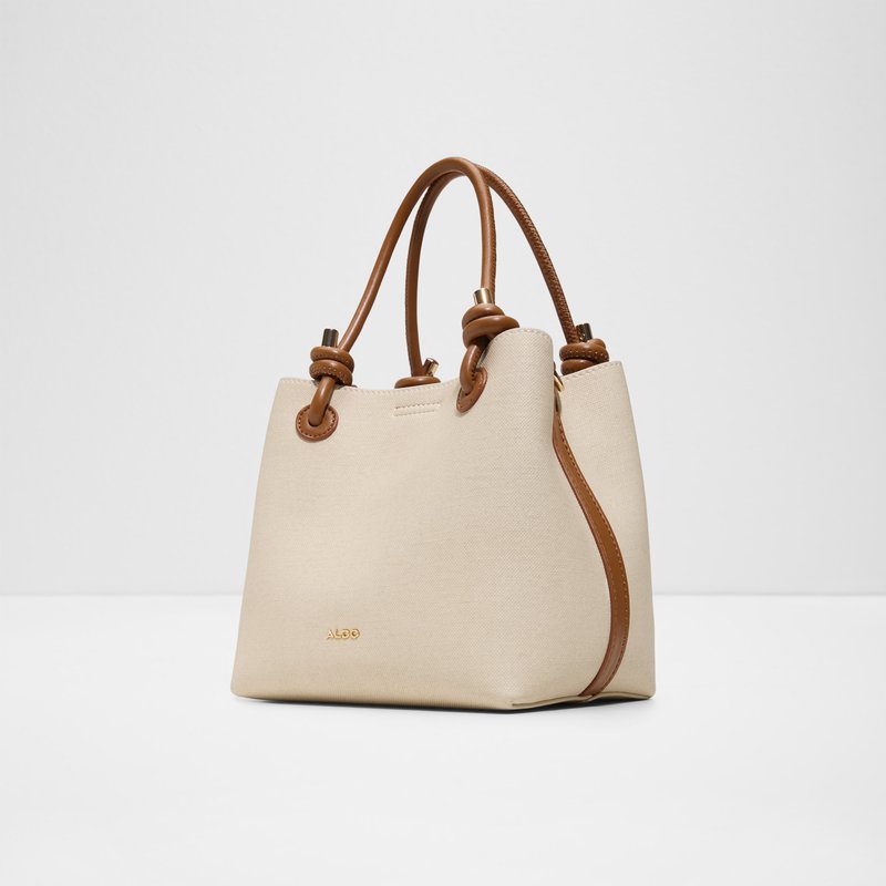 Aldo satchel torbica za nošenje u ruci ili na ramenu EVALILLY SYN MIX MAT - bež 2