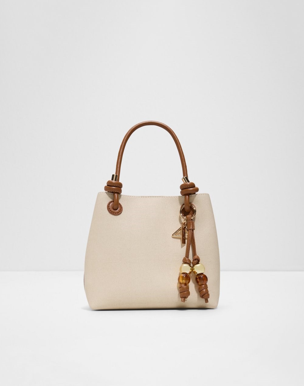 Aldo satchel torbica za nošenje u ruci ili na ramenu EVALILLY SYN MIX MAT - bež