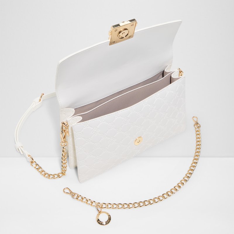 Aldo torbica za nošenje na ramenu EVENGELIA SYN MIX MAT - bijela 3