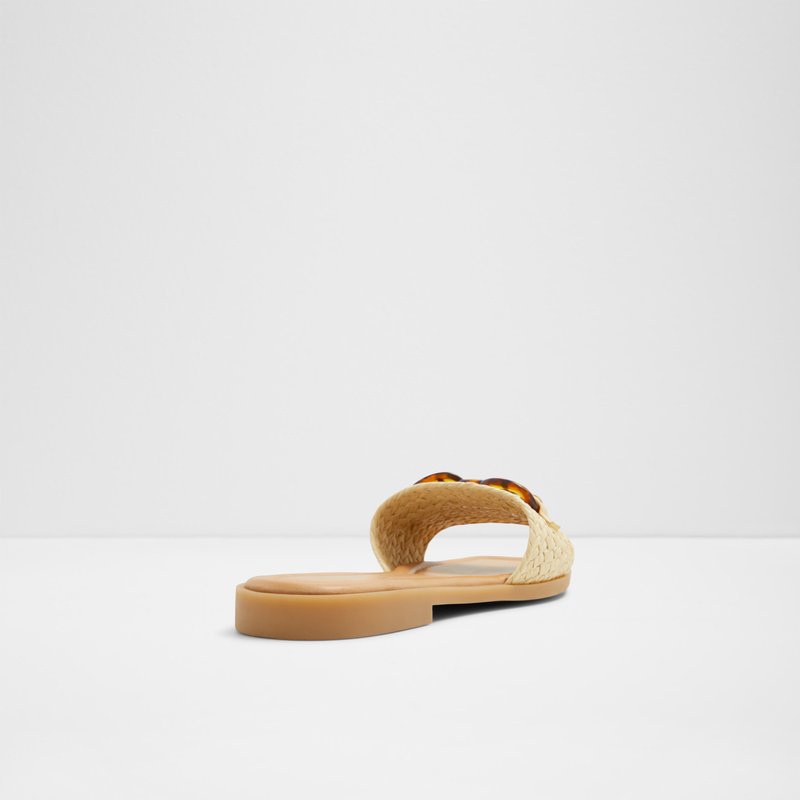 Aldo natikače EZIE TEX RAFFIA - bijela 6