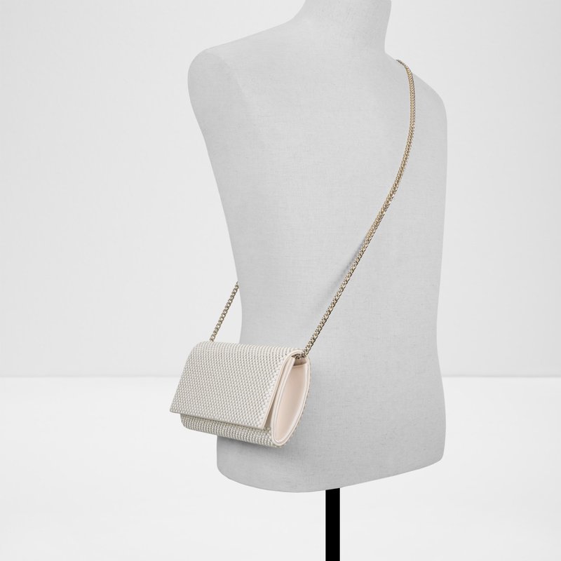 Aldo pismo torbica za nošenje u ruci ili na ramenu FAHARI TEX MIX MAT - bijela 3