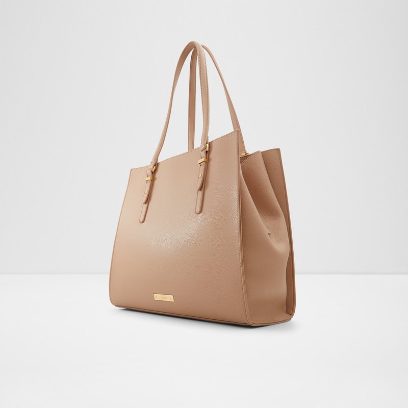 Aldo velika satchel torba FEACAN SYN MIX MAT - smeđa 4