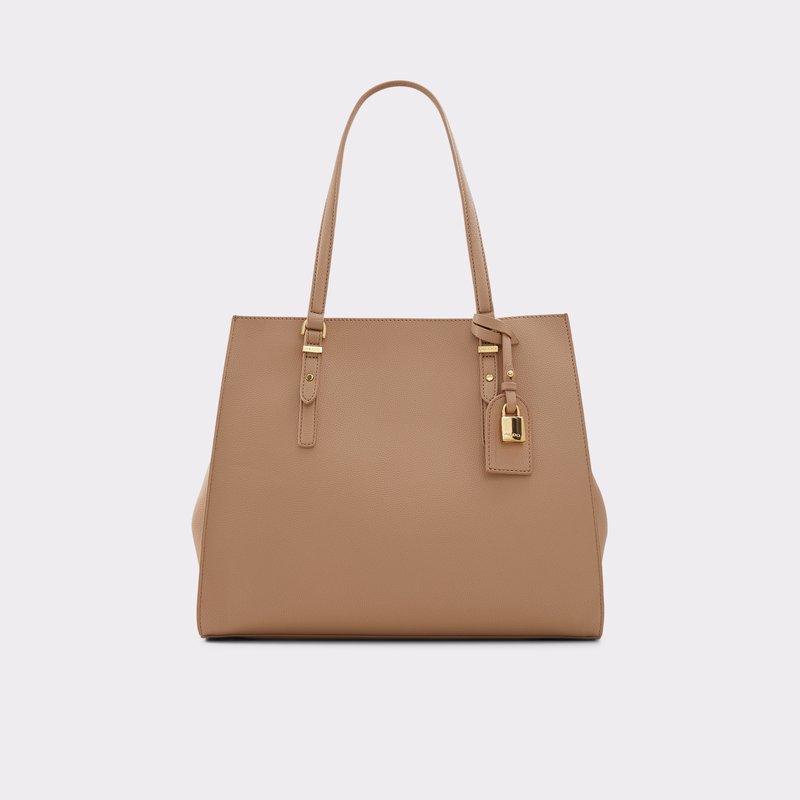 Aldo velika satchel torba FEACAN SYN MIX MAT - smeđa 1