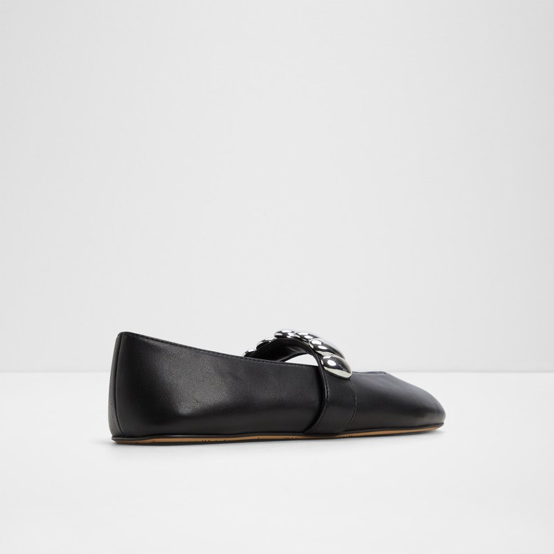 Aldo balerinke FIGGIS LEA TUMBLED - crna 2