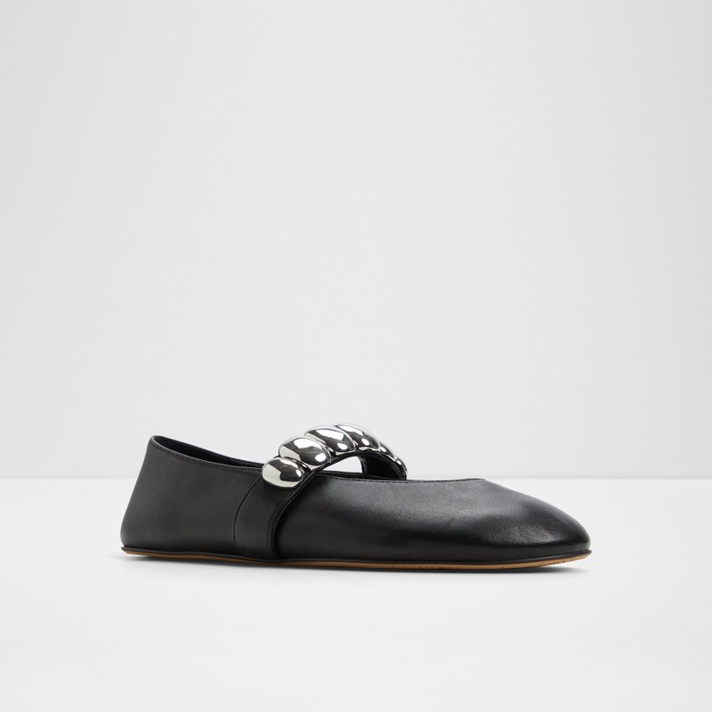 Aldo balerinke FIGGIS LEA TUMBLED - crna 3