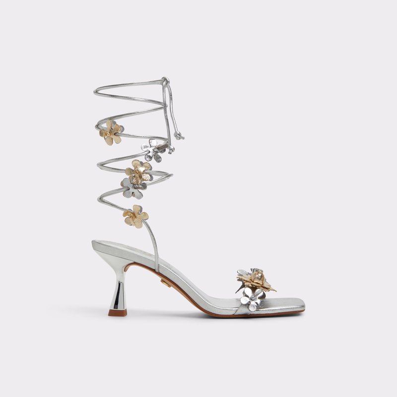 Aldo sandale na srednje visoku petu FIORELA LEA METALLIC - multicolor 1