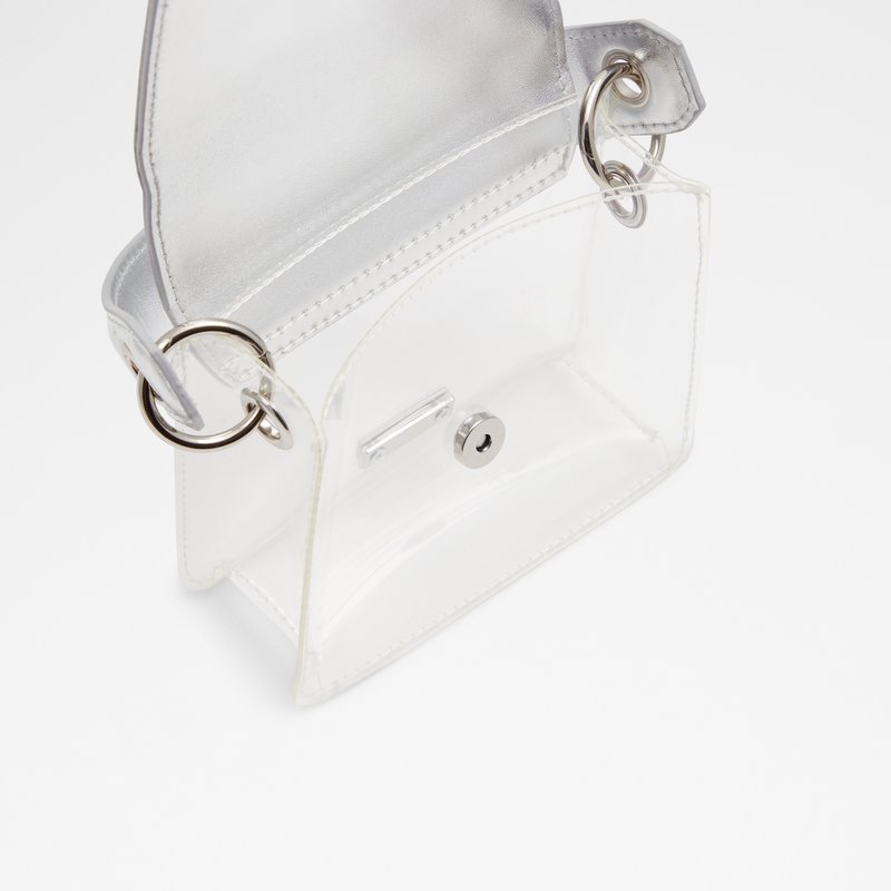 Aldo torbica za nošenje u ruci FLEURI SYN MIX MAT - srebrna 3