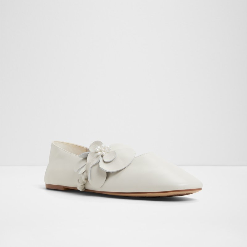 Aldo balerinke FLORALINA LEA SMOOTH - bijela 4