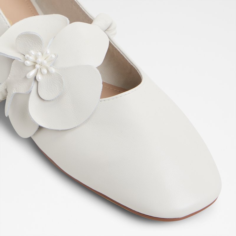 Aldo balerinke FLORALINA LEA SMOOTH - bijela 5