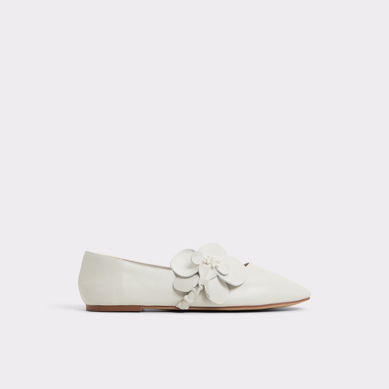 Aldo balerinke FLORALINA LEA SMOOTH - bijela 1