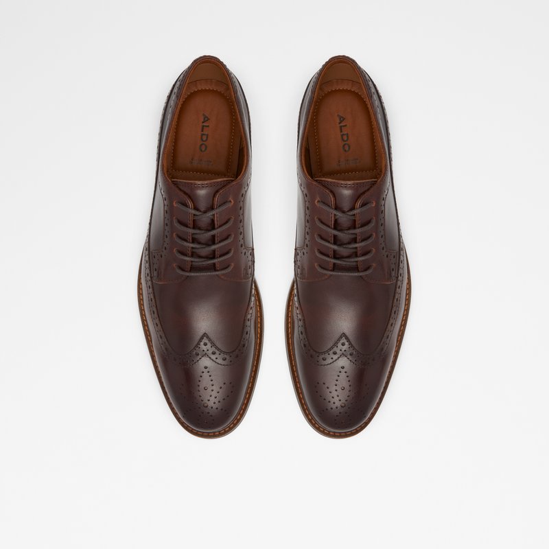 Aldo oxford cipele FRATISEKFLEX LEA SMOOTH - smeđa 5