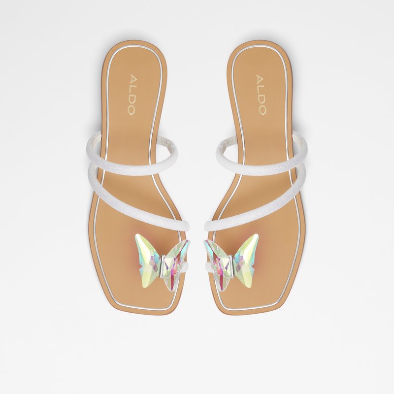 Aldo ravne sandale GARBERIA SYN GLITTER - multicolor 6