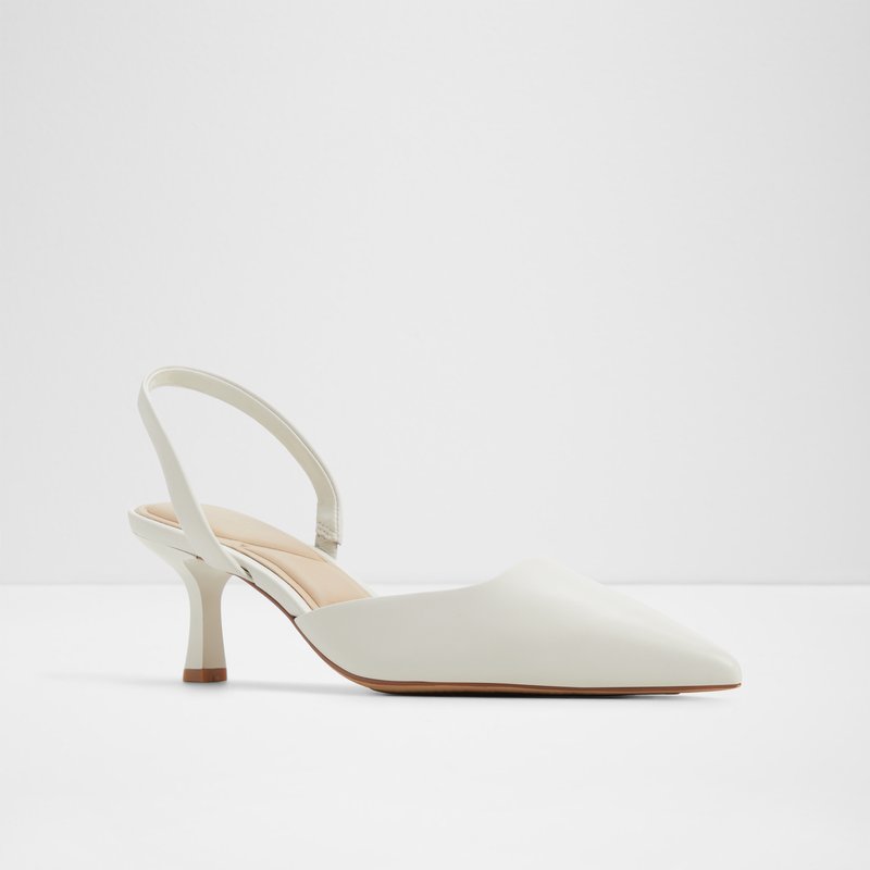 Aldo cipele na srednje visoku petu GAVEDESSI LEA SMOOTH - bijela 3