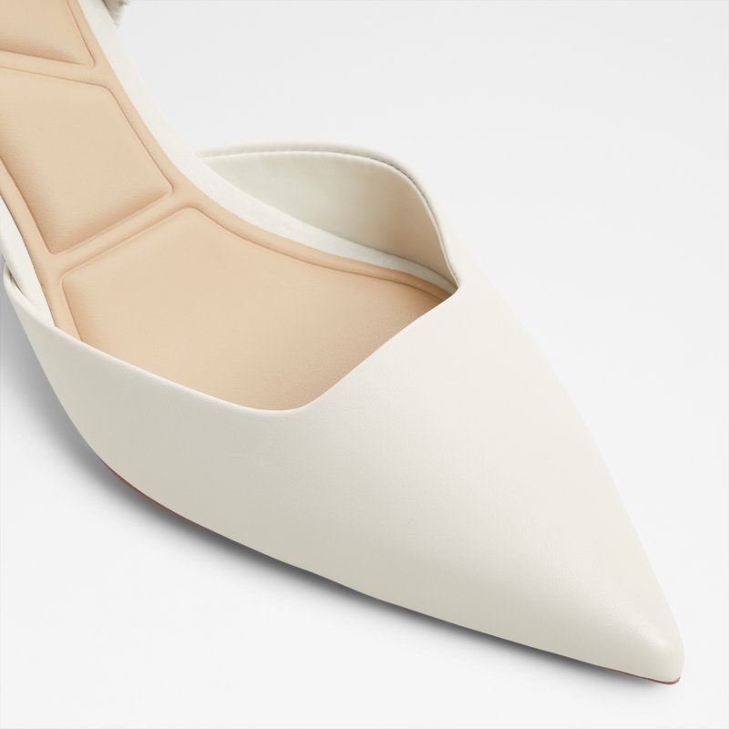 Aldo cipele na srednje visoku petu GAVEDESSI LEA SMOOTH - bijela 4