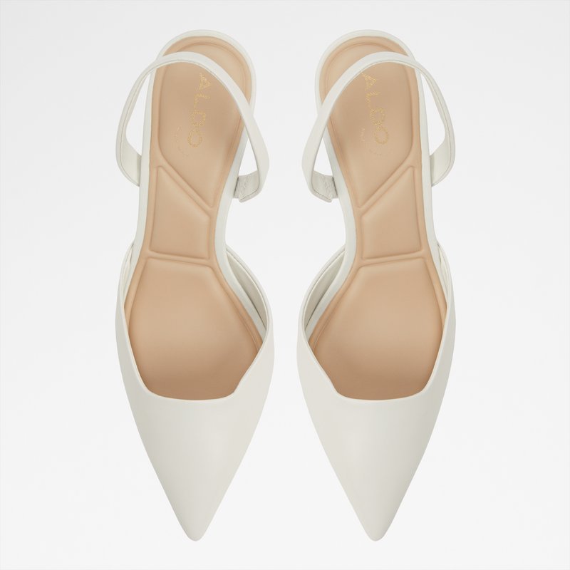 Aldo cipele na srednje visoku petu GAVEDESSI LEA SMOOTH - bijela 5