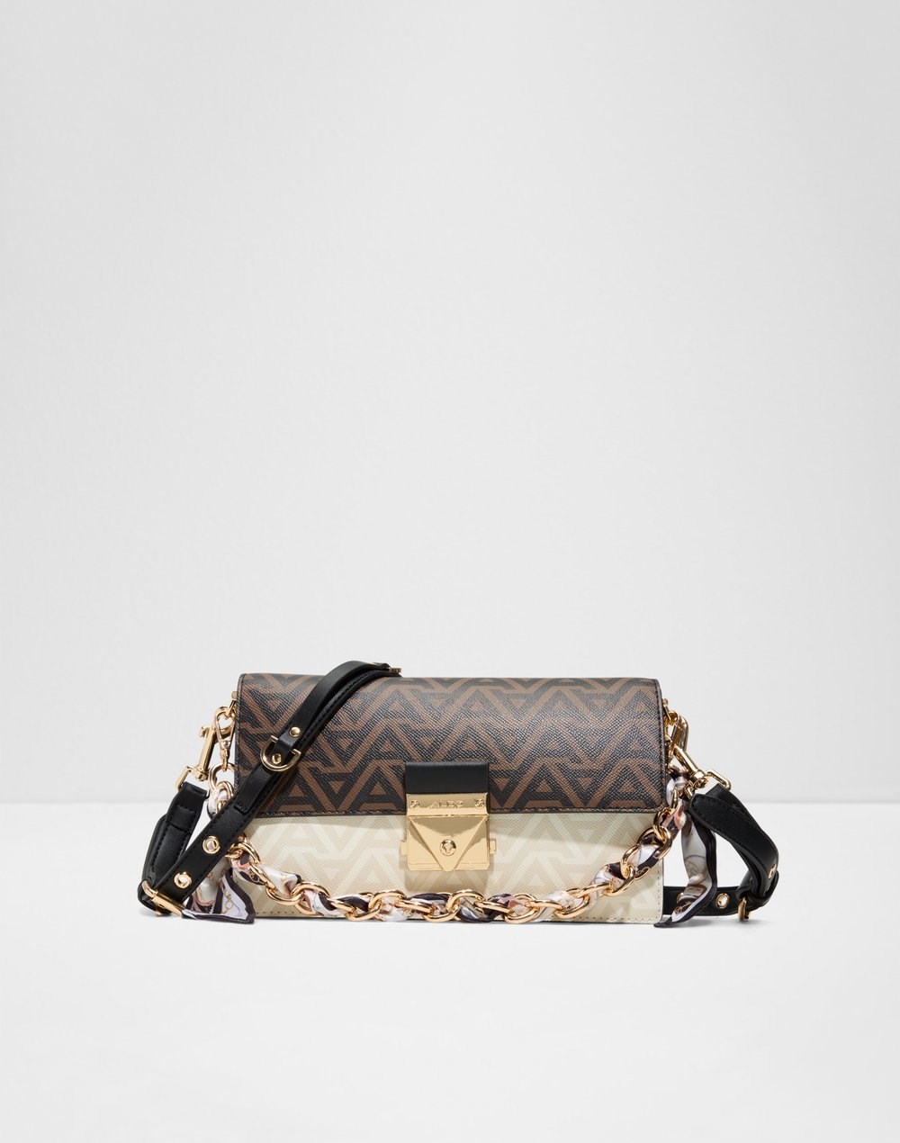 Aldo torbica za nošenje u ruci ili na ramenu GEDIA SYN MIX MAT - smeđa