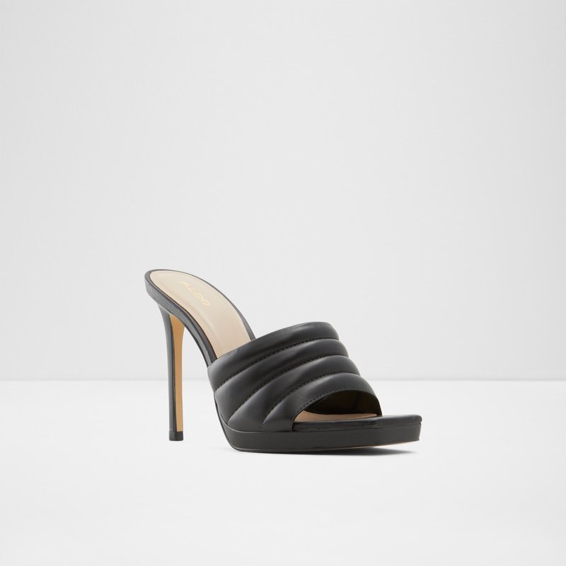 Aldo sandale na petu GENNIA LEA SMOOTH - crna 5