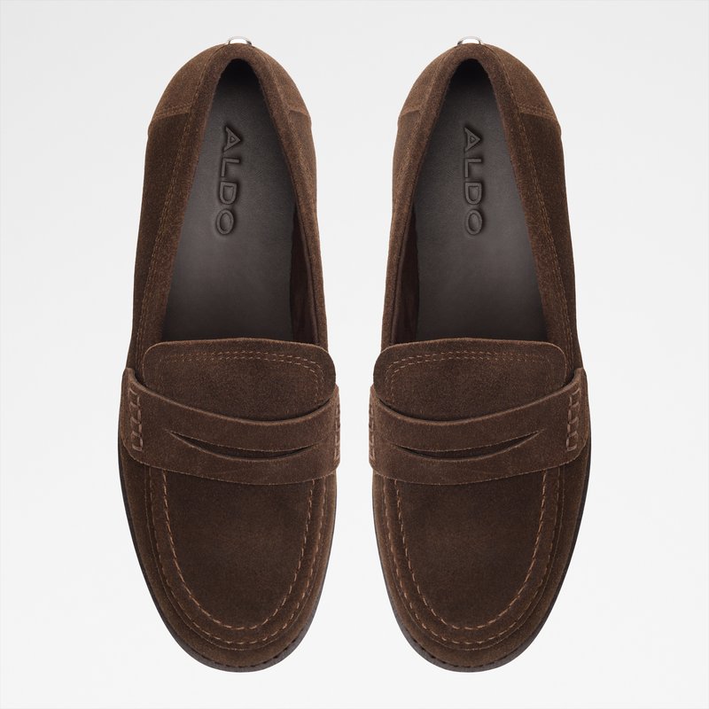 Aldo ženske kožne mokasine GENOA LEA SUEDE - smeđa 5