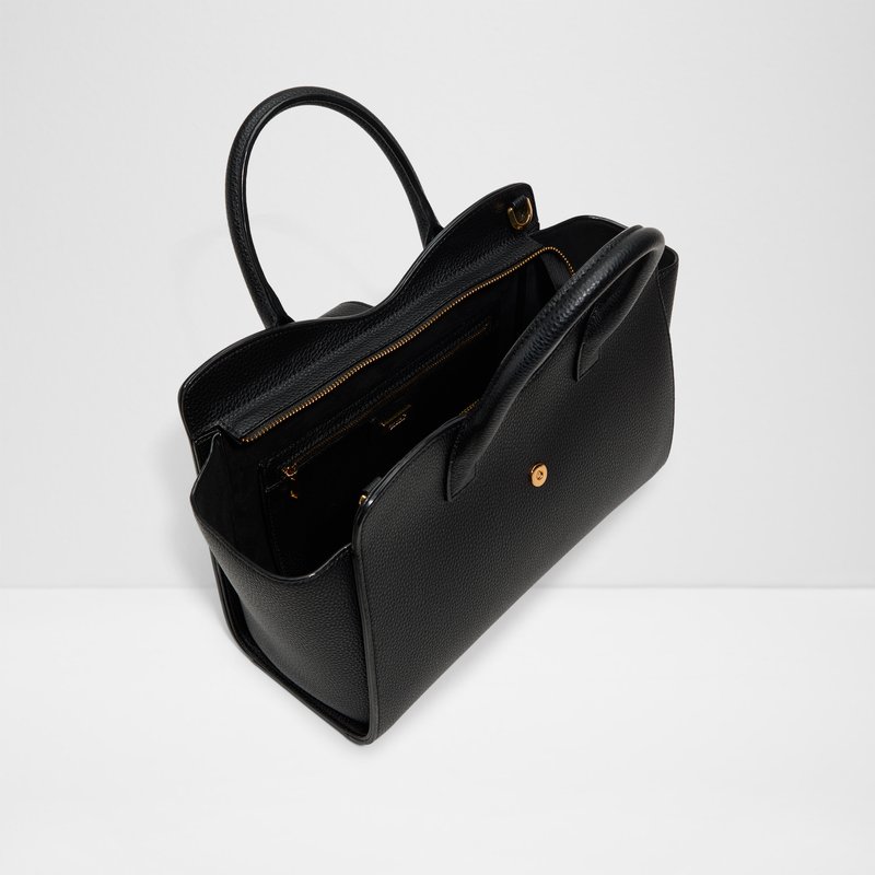 Aldo velika satchel torba GEORGINIA SYN MIX MAT - crna 3