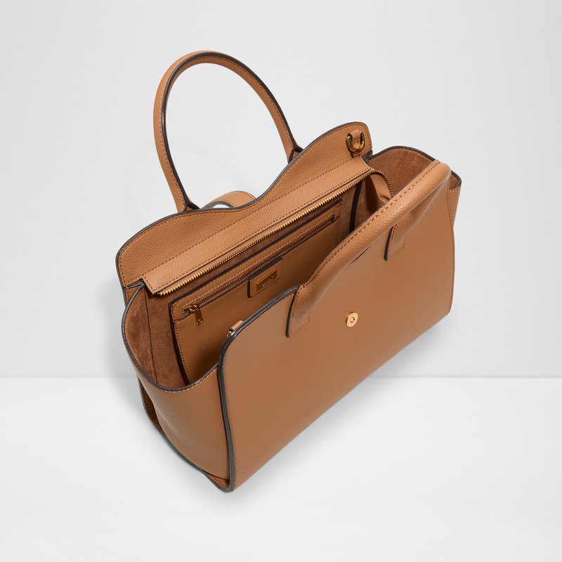Aldo satchel velika torba GEORGINIA SYN MIX MAT - smeđa 2