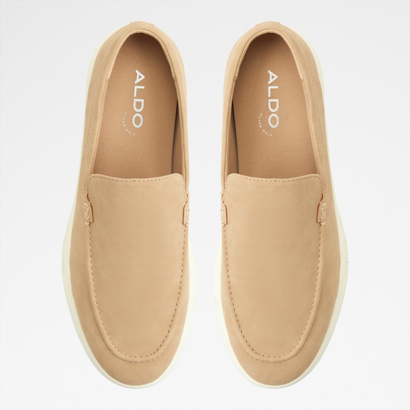Aldo muške mokasinke GINO SYN TUMBLED - bež 5