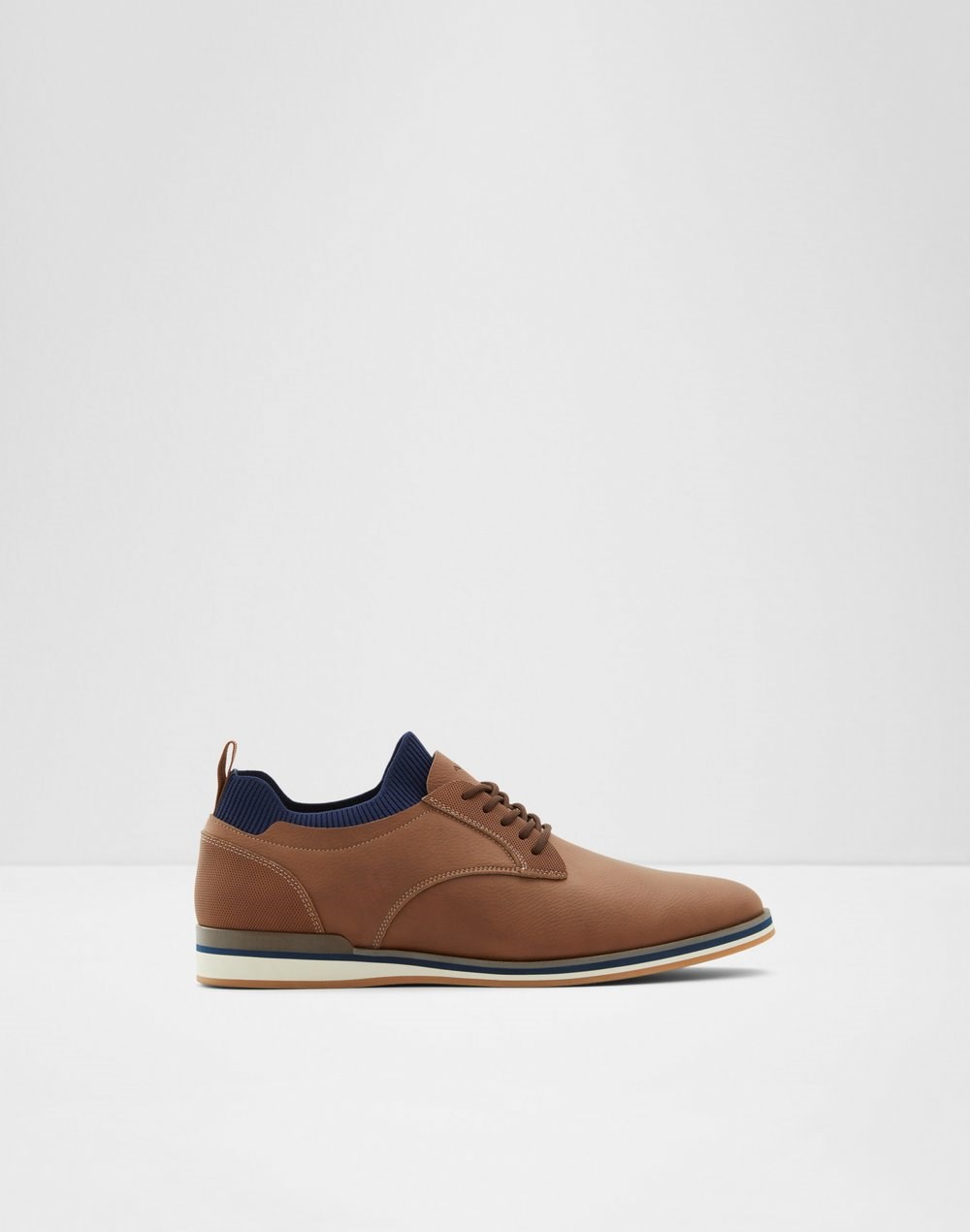 Aldo oxford cipele GLADOSEN SYN SMOOTH - smeđa
