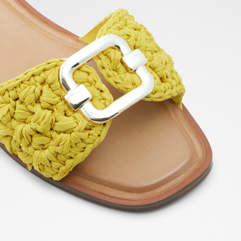 Aldo natikače GLAESWEN TEX CROCHET - zelena 4