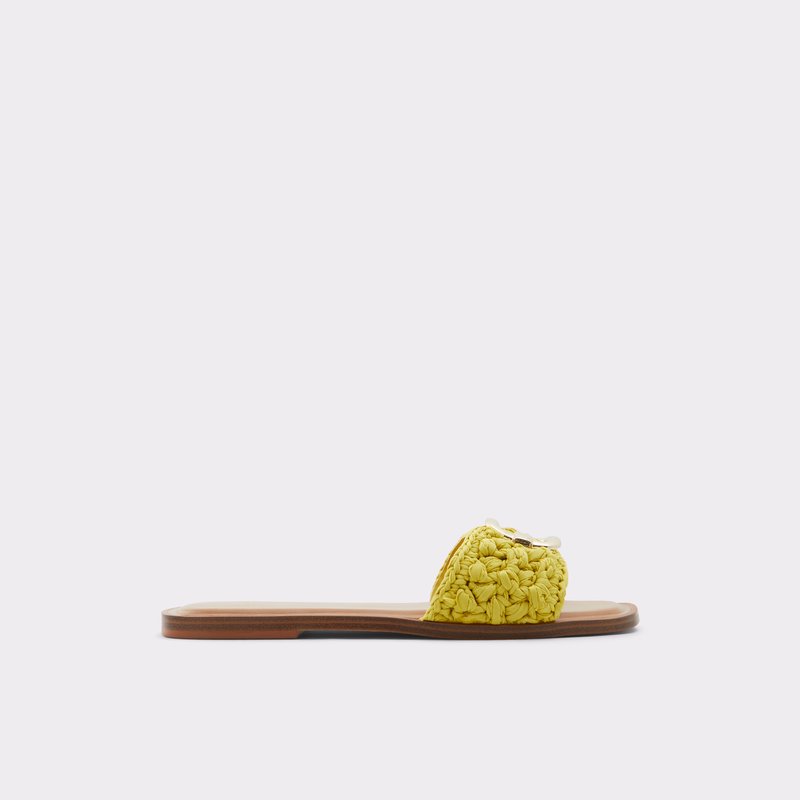 Aldo natikače GLAESWEN TEX CROCHET - zelena 1