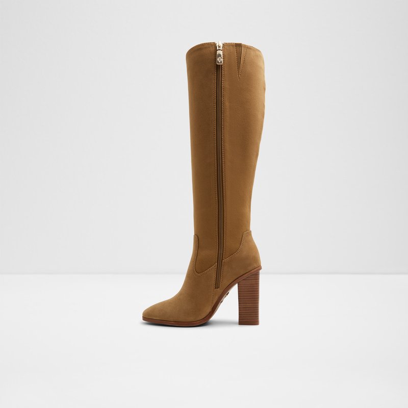 Aldo čizme do koljena GLAJAR TEX SUEDE - smeđa 2