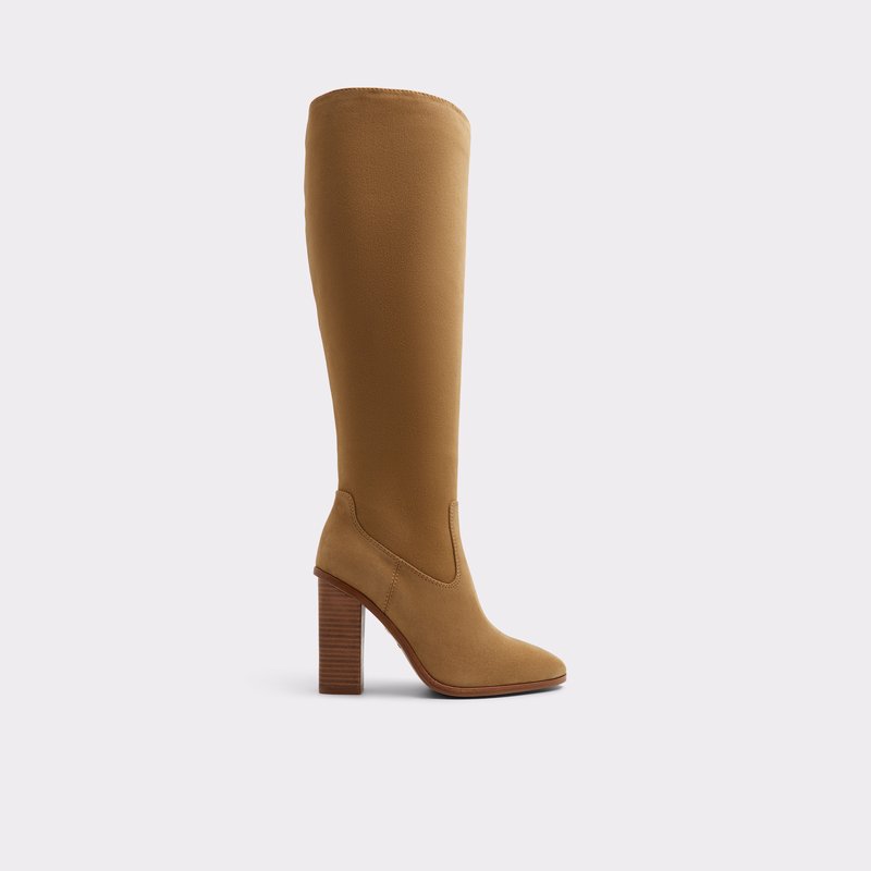 Aldo čizme do koljena GLAJAR TEX SUEDE - smeđa 1