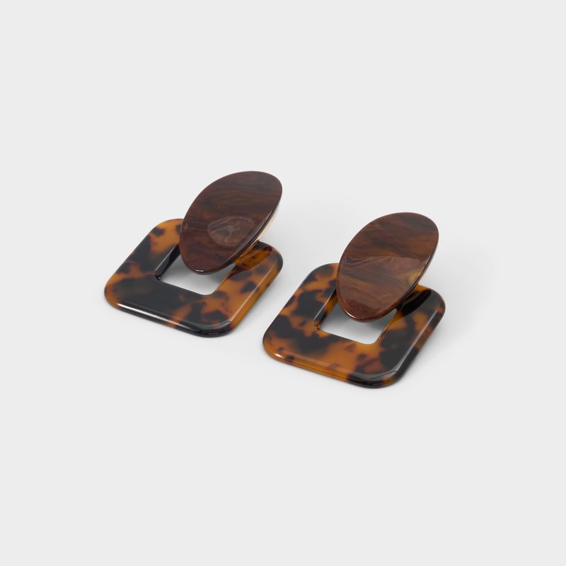 Aldo naušnice GLAMTORT - smeđa 1