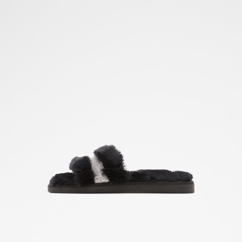Aldo papuče GLARDONDRA TEX FAUX FUR - crna 3