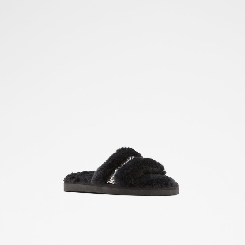Aldo papuče GLARDONDRA TEX FAUX FUR - crna 4