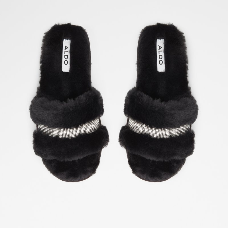 Aldo papuče GLARDONDRA TEX FAUX FUR - crna 6