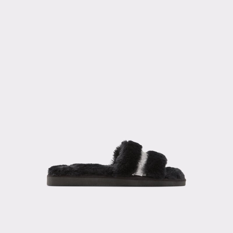 Aldo papuče GLARDONDRA TEX FAUX FUR - crna 1